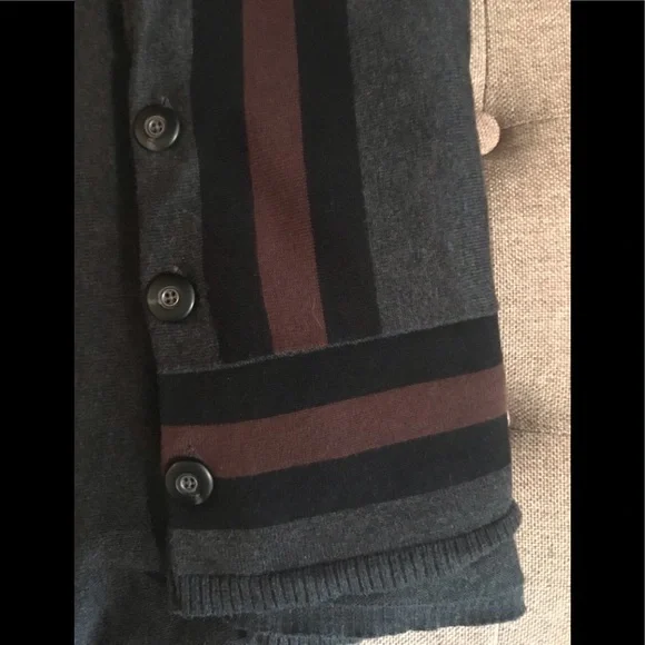 Nordstrom | Hinge | Sweater Poncho | Detailed Border - Picture 8 of 9